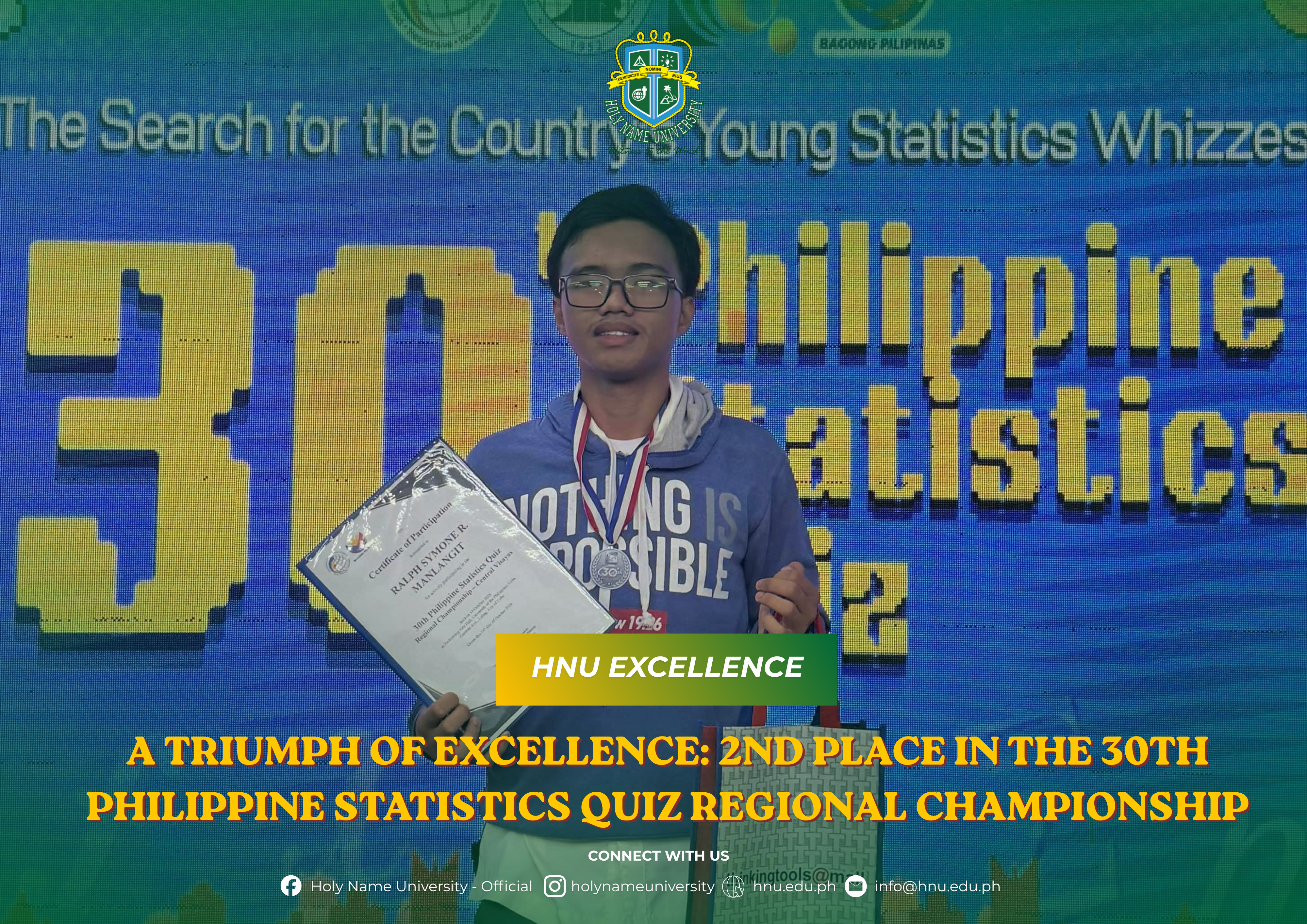 A Triumph of Excellence: 2nd Place in the 30th Philippine Statistics Quiz Regional Championship